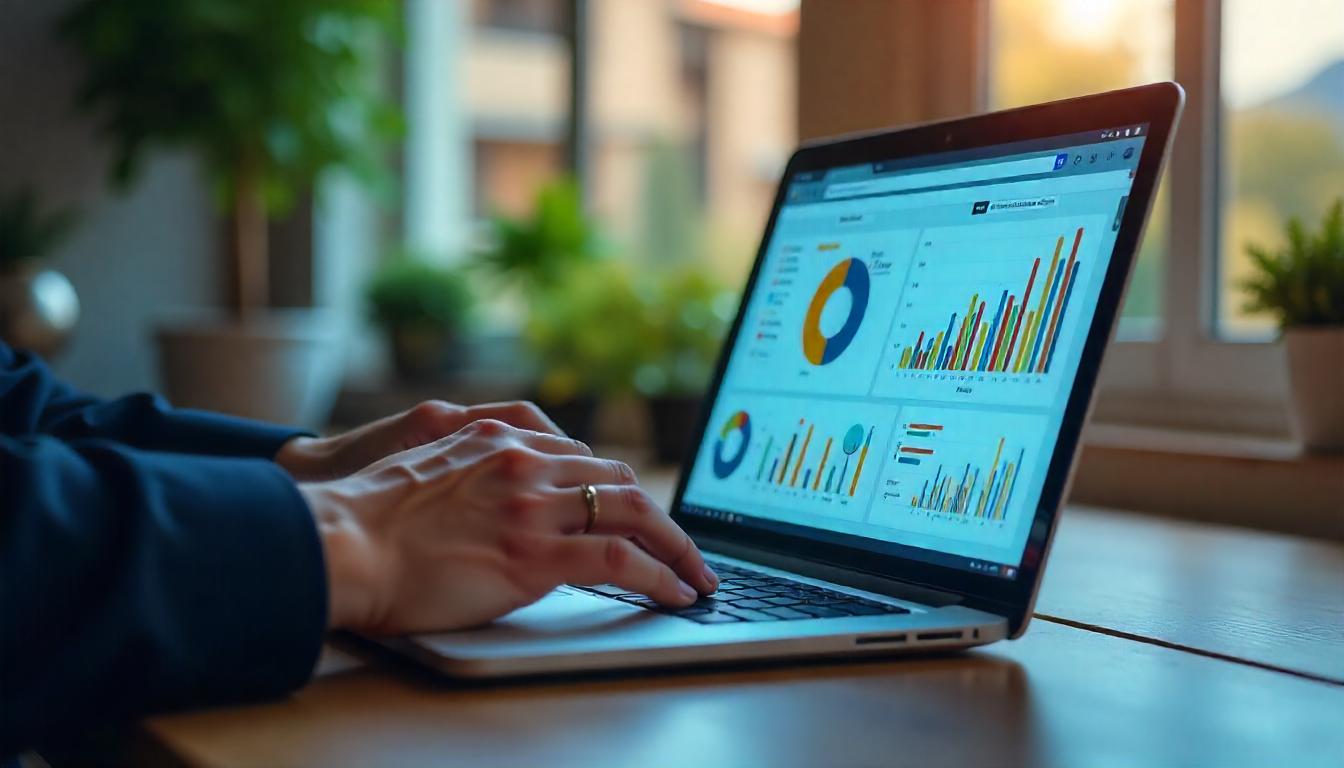 Real estate marketer analyzing user intent data to develop an SEO strategy targeting high-intent searches